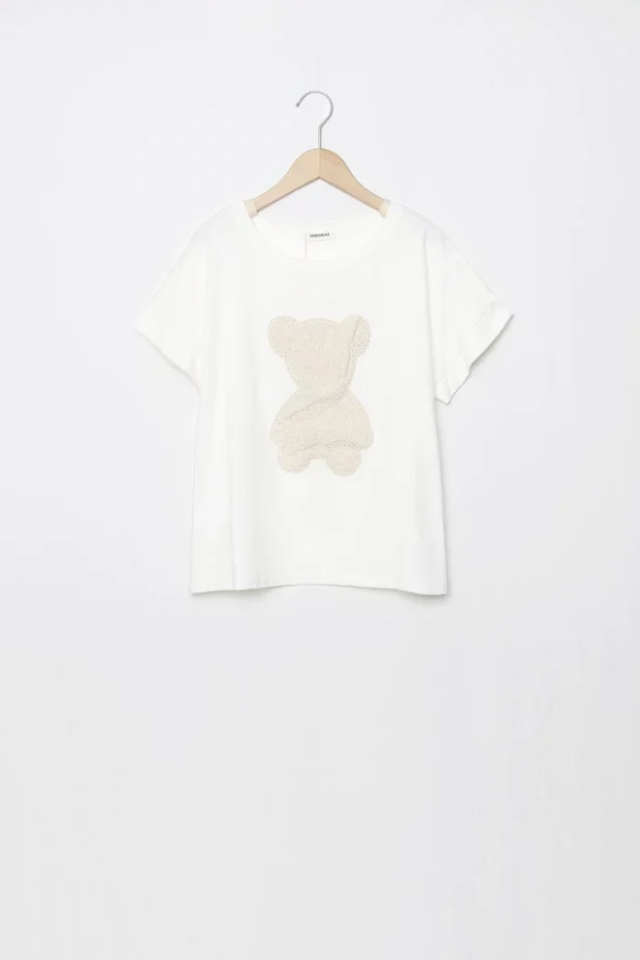 Camiseta oso crochet