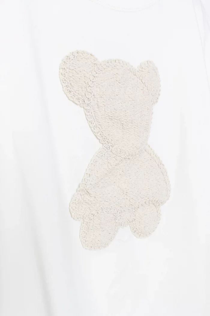 Camiseta oso crochet - Imagen 2